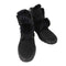 ジミーチュウ JIMMY CHOO  ELBA FLAT  ボンボンファー付 スエード レースアップ ワークブーツ レディース JPN:38